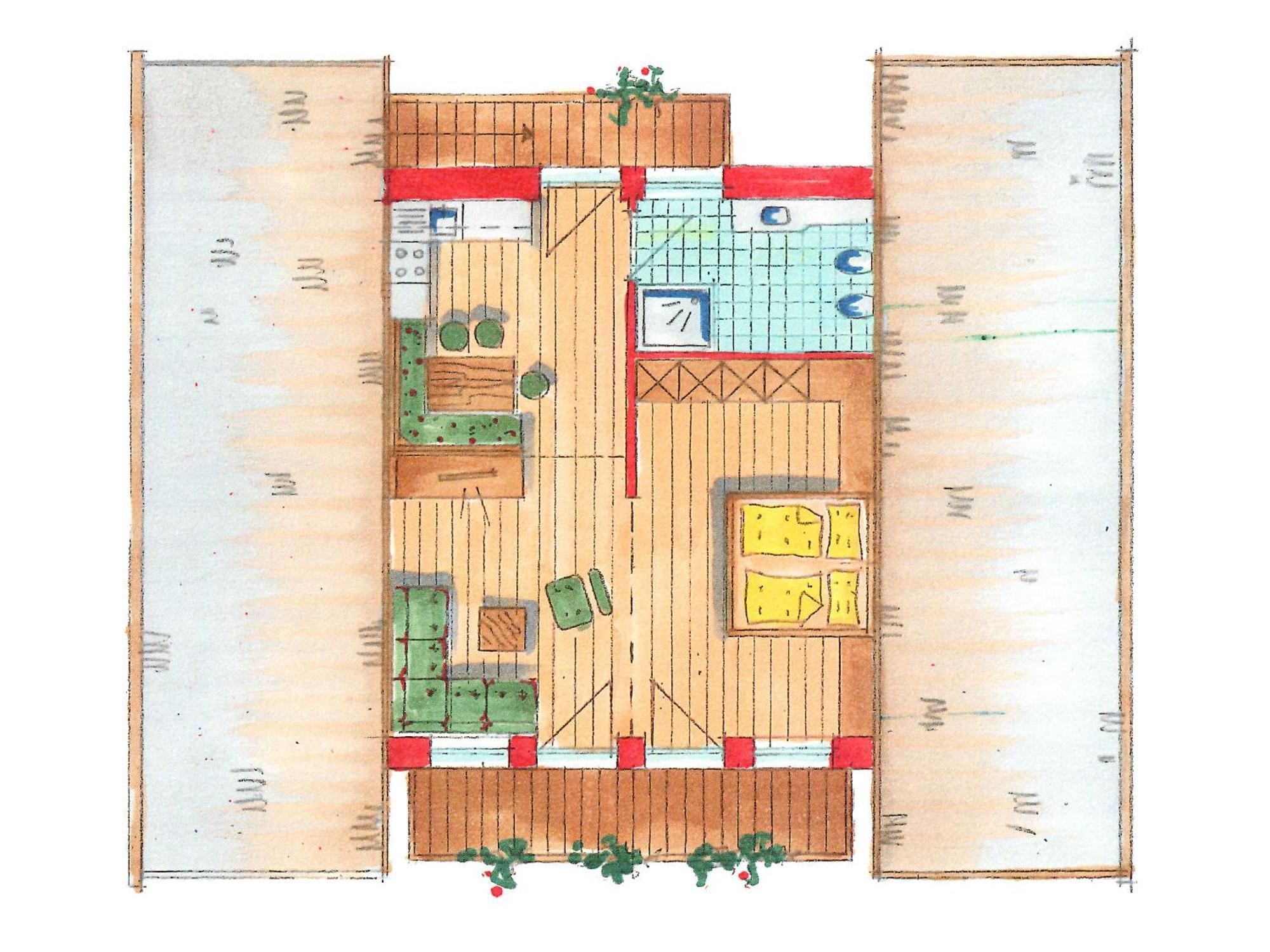Chalet Piz Da Peres Olang Rom bilde